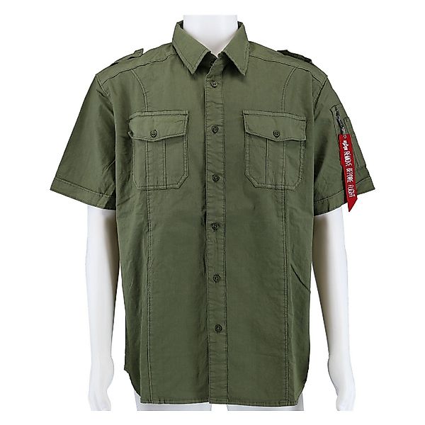 Alpha Industries Kurzarmhemd Basic Slim (Baumwolle) günstig online kaufen