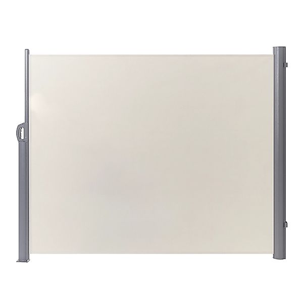 Beliani Seitenmarkise DORIO Beige Silber 9x305x160 günstig online kaufen