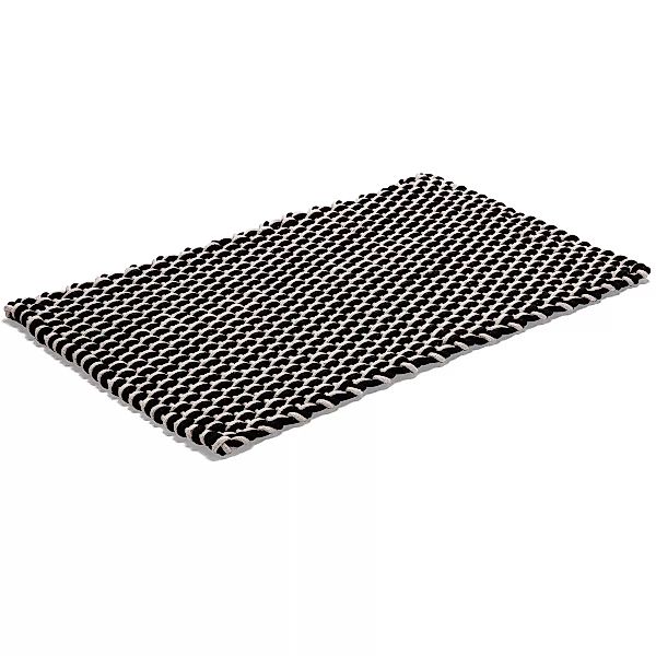 Rope Teppich schwarz 50 x 80cm günstig online kaufen