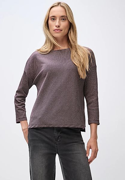 STREET ONE 3/4-Arm-Shirt, aus Baumwolle mit Stretchante günstig online kaufen