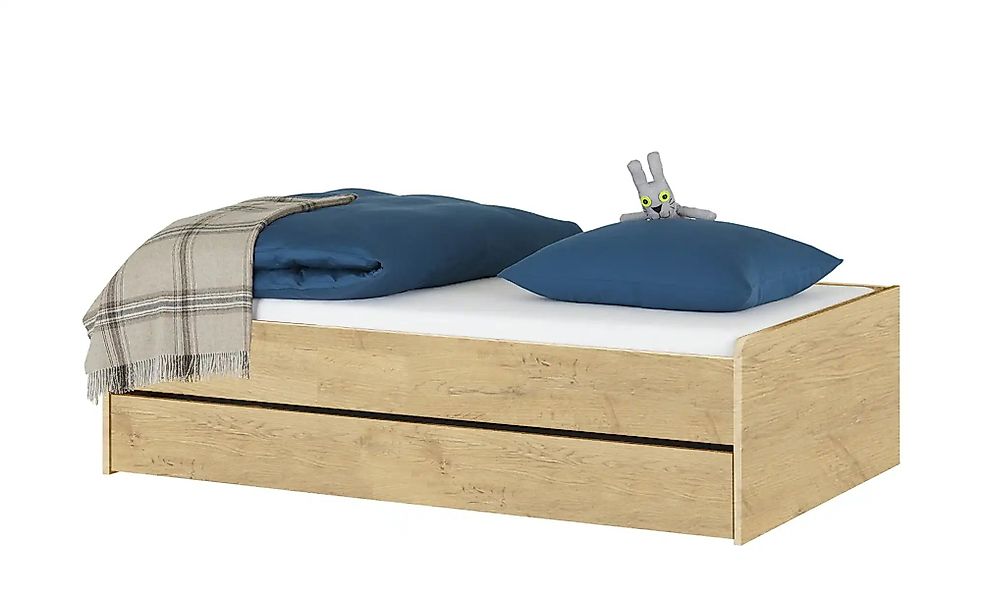 Duobett  Grow Up ¦ holzfarben ¦ Maße (cm): B: 127 H: 54,5 Betten > Bettgest günstig online kaufen
