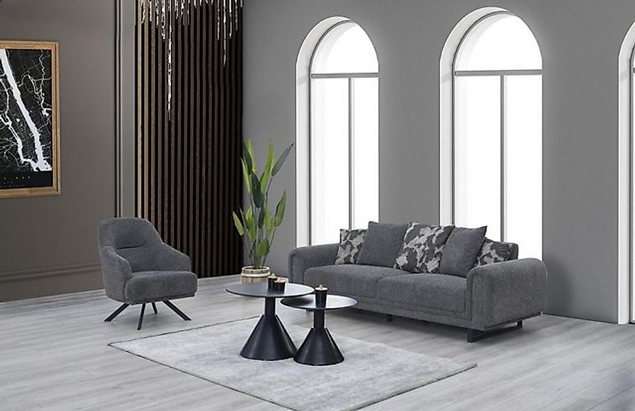 Xlmoebel Sofa Modernes Luxus-Sofa für das Wohnzimmer mit drei Sitzen und ei günstig online kaufen