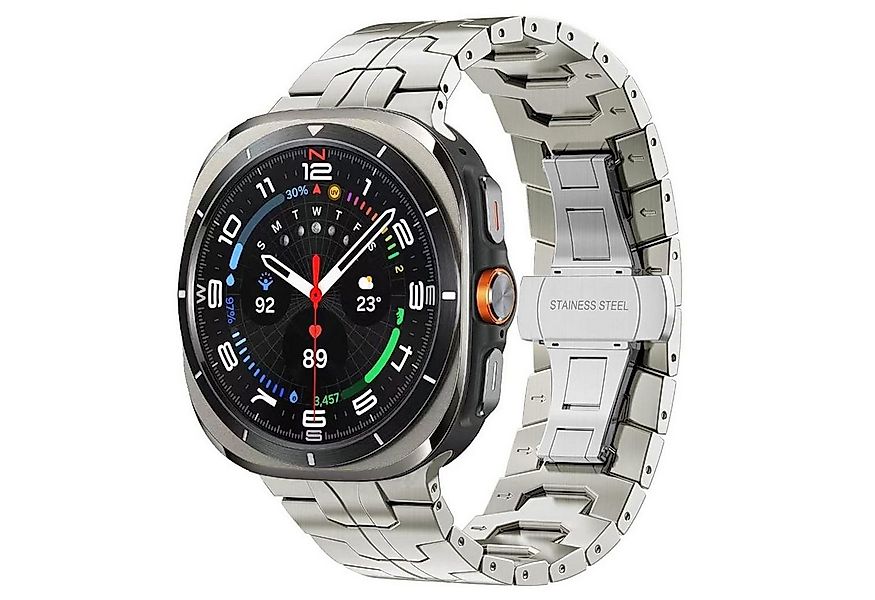 Wigento Smartwatch-Armband Für Samsung Galaxy Watch 8 / 8 Classic Premium B günstig online kaufen