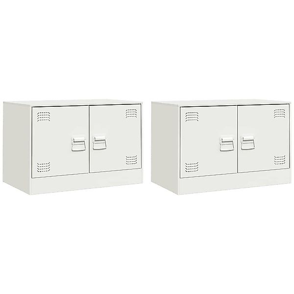 vidaXL TV-Schrank TV-Schränke 2 Stk. Weiß günstig online kaufen