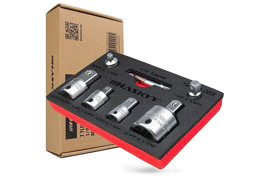 HASKYY Stecknüsse Schlagschrauber Stecknuss Adapter Set 1/4" 3/8" 1/2" 3/4" günstig online kaufen