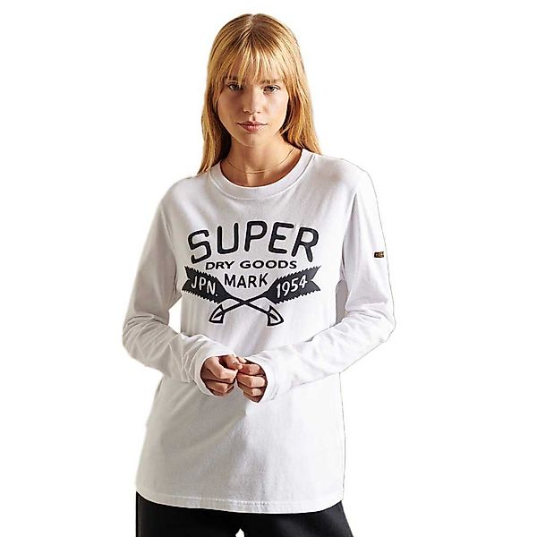 Superdry Script Style Workwear Langarm-t-shirt M Optic günstig online kaufen