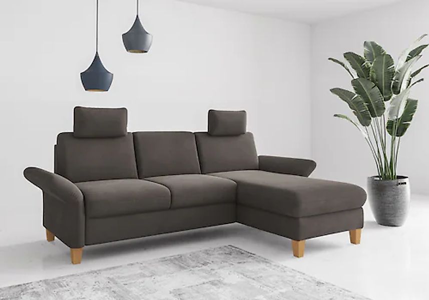Home affaire Ecksofa "Rochelle, L-Form", wahlweise mit Armteilverstellung, günstig online kaufen