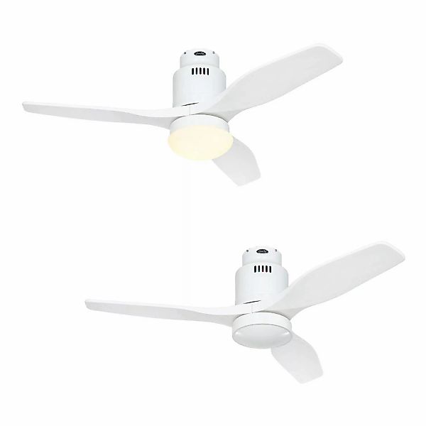 CASAFAN Energiespar Deckenventilator Aerodynamix Eco 112 cm Weiß günstig online kaufen