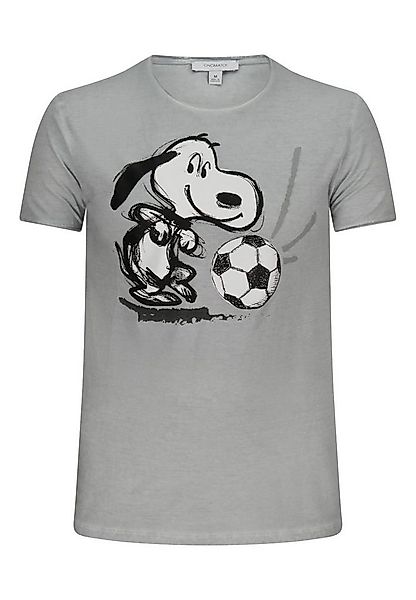 ONOMATO! T-Shirt Peanuts Snoopy Fussball Herren T-Shirt Kurzarm-Shirt günstig online kaufen