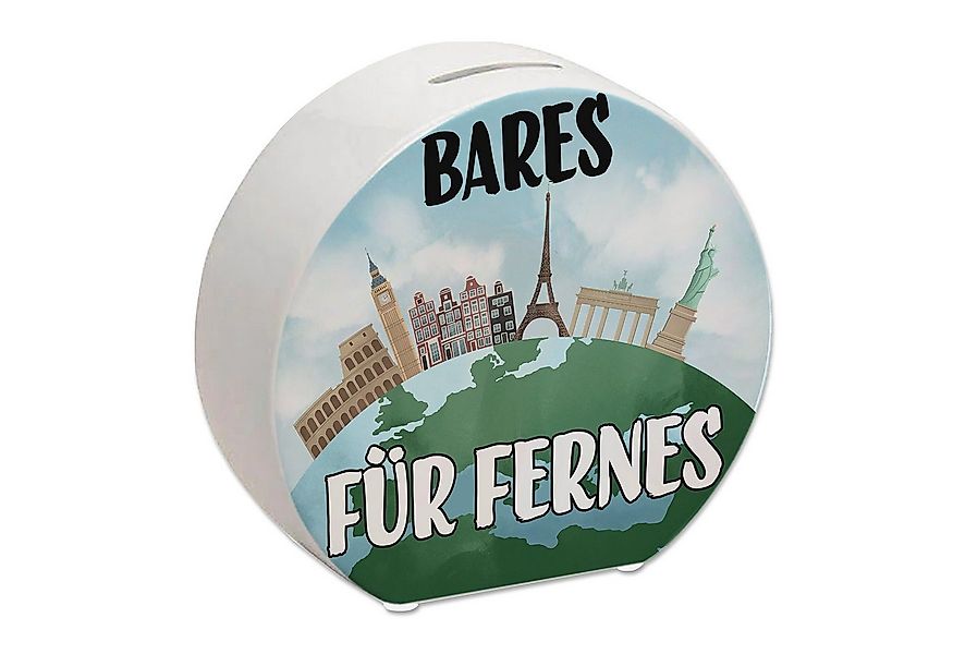 speecheese Spardose Bares für Fernes Spardose mit Reisemotiv und Sehenswürd günstig online kaufen