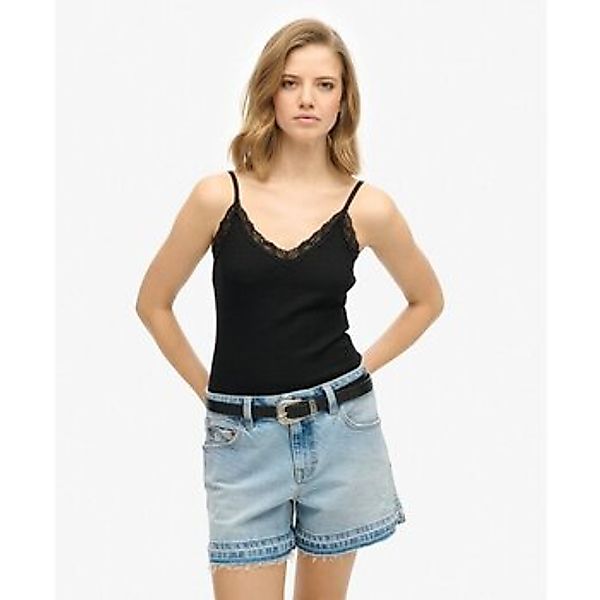 Superdry  Tank Top Débardeur à liseré dentelle femme  Essential günstig online kaufen