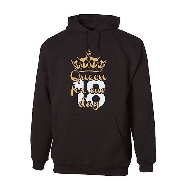 G-graphics Hoodie 18 – Queen for one day zum 18ten Geburtstag mit trendigem günstig online kaufen