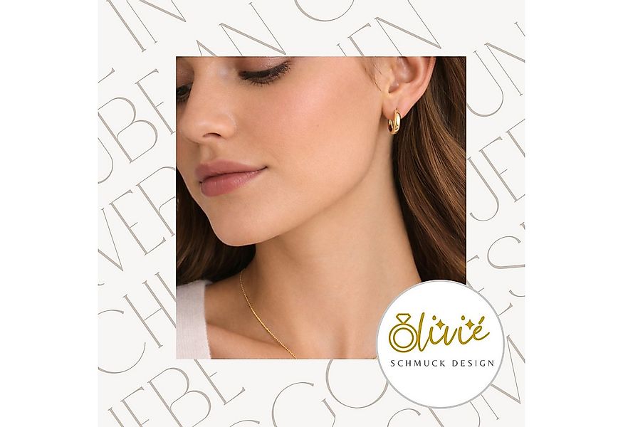 XCOAST Creolen-Set Edelstahl-Creolen mit 18K Goldbeschichtung – elegant, fa günstig online kaufen