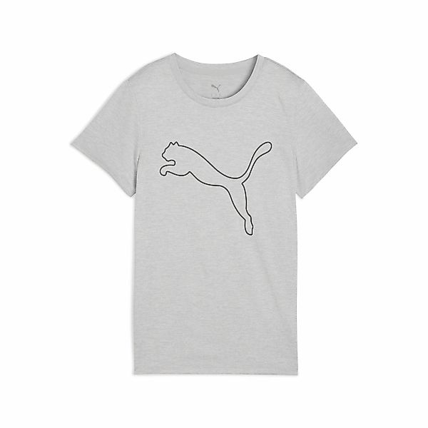 PUMA Trainingsshirt "W TAD ESSENTIAL HEATHER LOGO TEE" günstig online kaufen