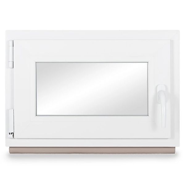 Neruli Kellerfenster Kunststoff Weiß Dreh-Kipp 80x40 cm BxH DIN Links 3 -Fa günstig online kaufen