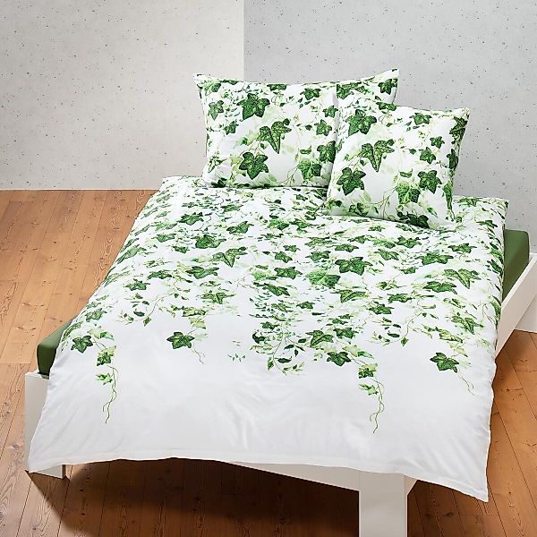 TRAUMSCHLAF Bettwäsche Efeu, Mako Satin, 2 günstig online kaufen