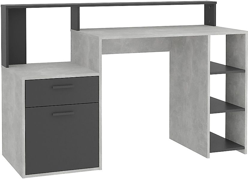 FMD Regal-Schreibtisch Bolton, Schreibtisch mit Stauraum günstig online kaufen