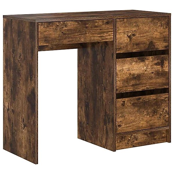 vidaXL Schreibtisch Geräucherte Eiche 90 x 37,5 x 75 cm Holzwerkstoff 86949 günstig online kaufen