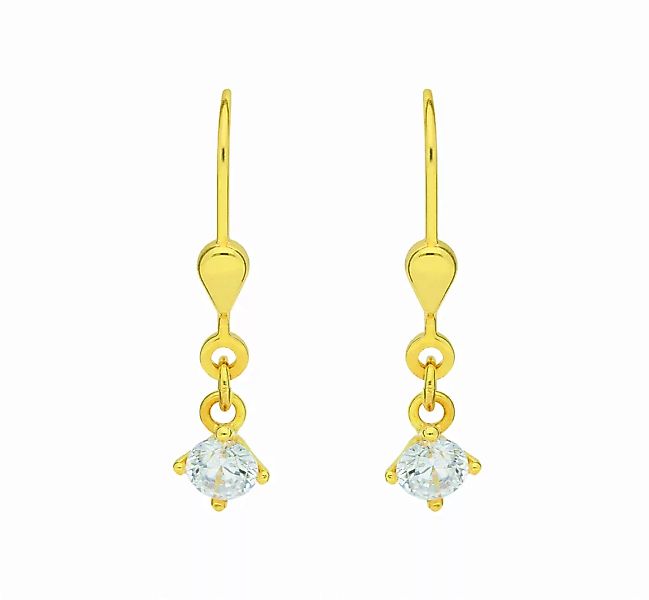 Adelia´s Paar Ohrhänger "Damen Goldschmuck", Goldschmuck für Damen günstig online kaufen