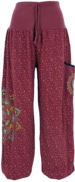 Guru-Shop Relaxhose Weite Pluderhose mit breitem günstig online kaufen