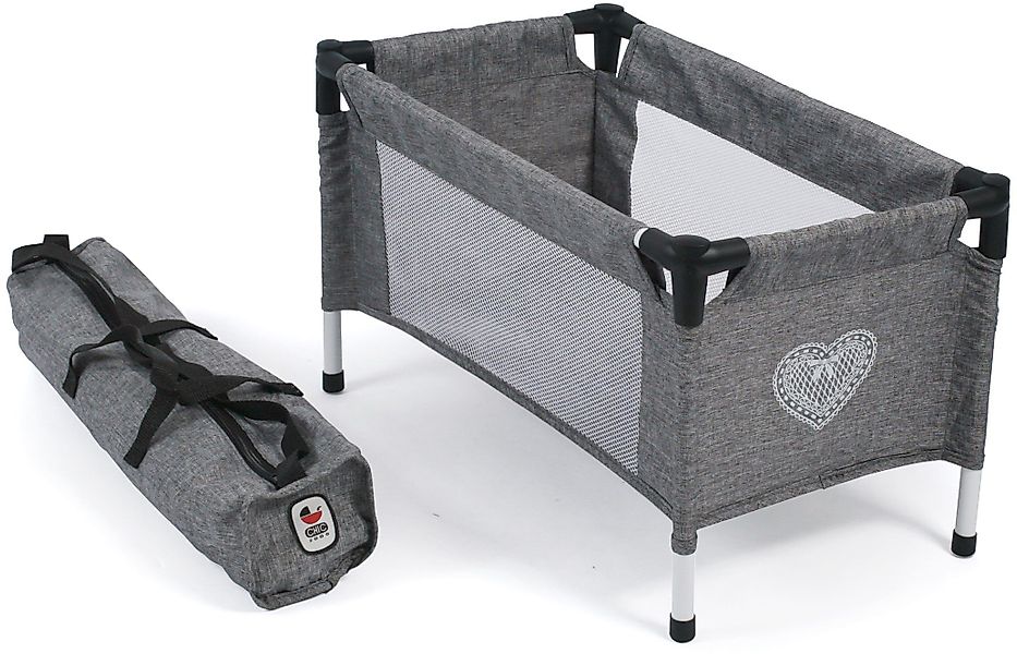 CHIC2000 Puppenbett Puppen-Reisebett, Jeans Grey, mit günstig online kaufen