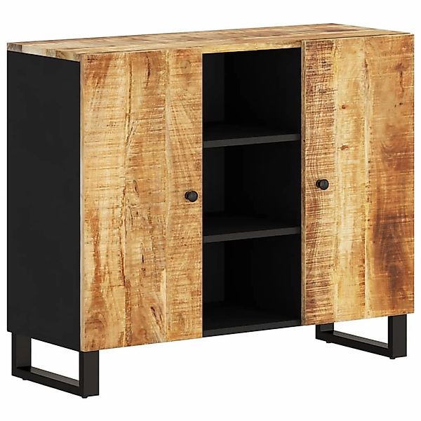 vidaXL Sideboard mit 2 Türen 90x33x75 cm Massivholz Mango 352925 günstig online kaufen