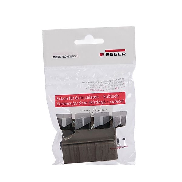 Egger Außenecke Kubisch 6 cm Eiche Anthrazit 2 Stück günstig online kaufen