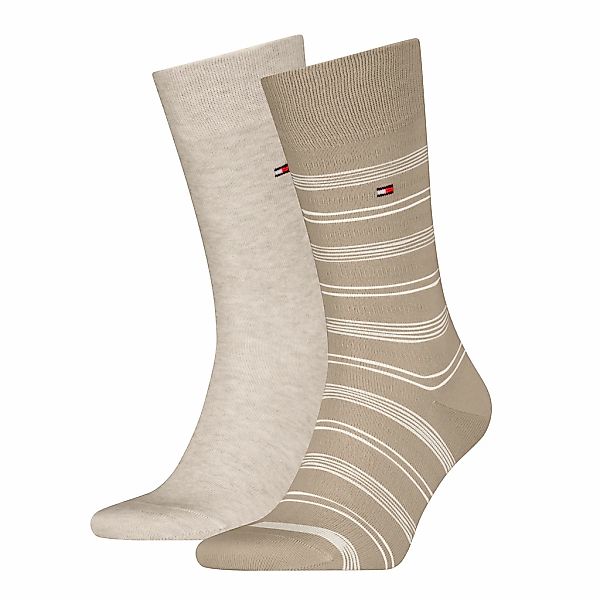 Tommy Hilfiger Socken "TH MEN SOCK 2P FANCY BRETON", (2 Paar), mit auffälli günstig online kaufen