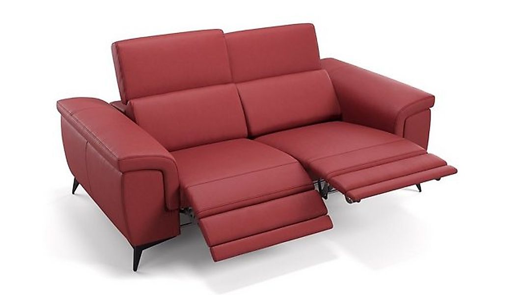 Sofanella 2-Sitzer Leder AMARO, Relaxsofa, Designsofa, Designer Couch, Ital günstig online kaufen