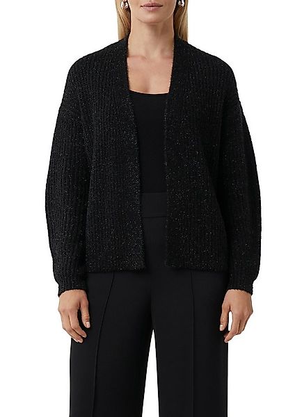comma Strickjacke mit Glitzerfäden, ohne Verschluss günstig online kaufen