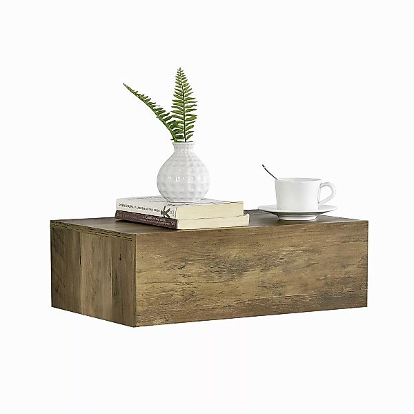 en.casa Nachtschrank »Oslo« Wandboard mit Schublade günstig online kaufen