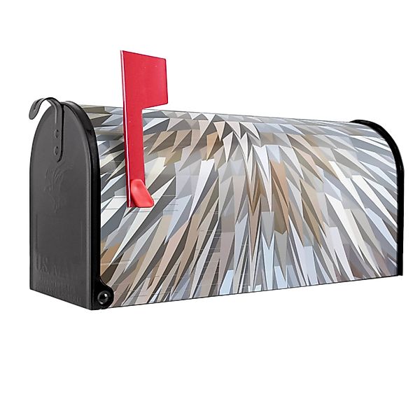 Banjado Amerikanischer Briefkasten Schwarz 48x22x16cm US Mailbox Letterbox günstig online kaufen