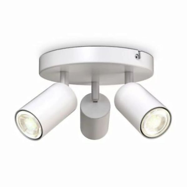 B.K.Licht LED Deckenleuchte schwenkbar Retro weiß GU10 Deckenlampe Flur Sch günstig online kaufen