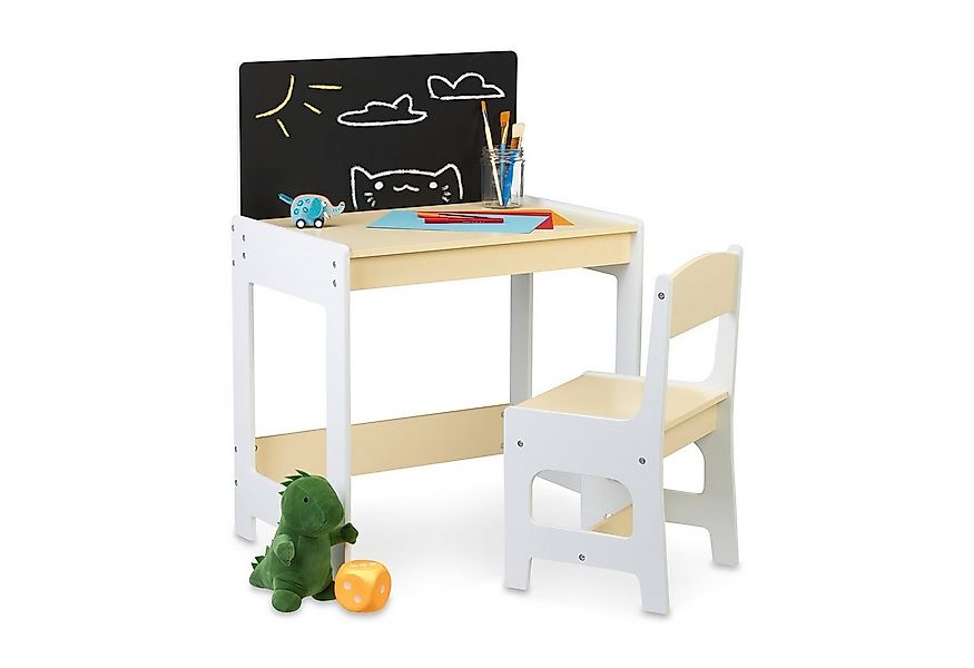 relaxdays Kindersitzgruppe mit Tafel günstig online kaufen