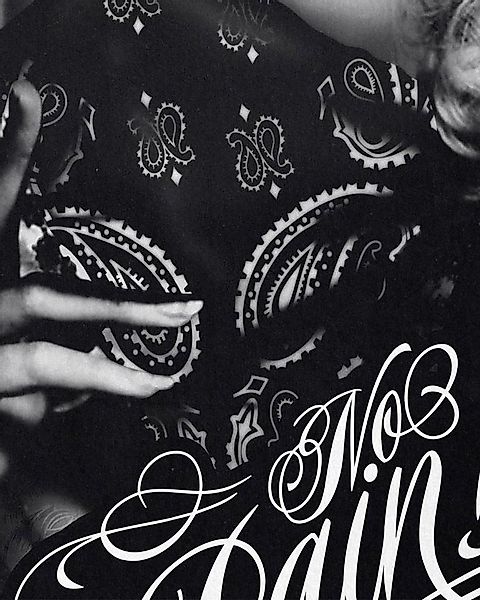 style3 T-Shirt Marilyn No Pain Tattoo monroe ink punk rock tätowiert bike r günstig online kaufen