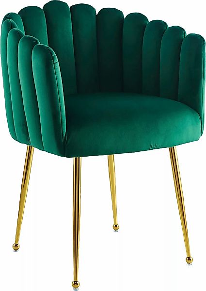 Kayoom Esszimmerstuhl "Stuhl Mucha, dekorativer Luxus-Stuhl", 1 St., Stoffb günstig online kaufen