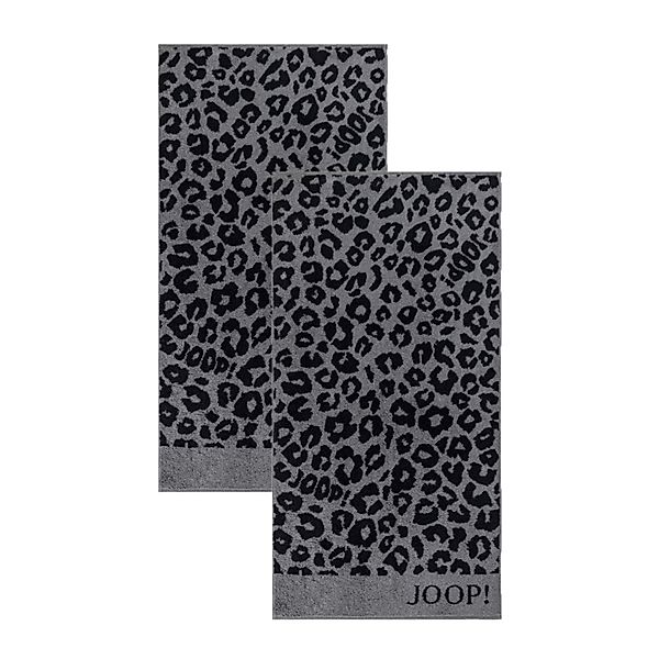 2 Stück Joop! Handtücher Leo Allover 1707-90 graphit 50x100 günstig online kaufen