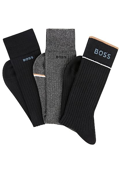 BOSS Freizeitsocken 3P RS Rib Fine günstig online kaufen