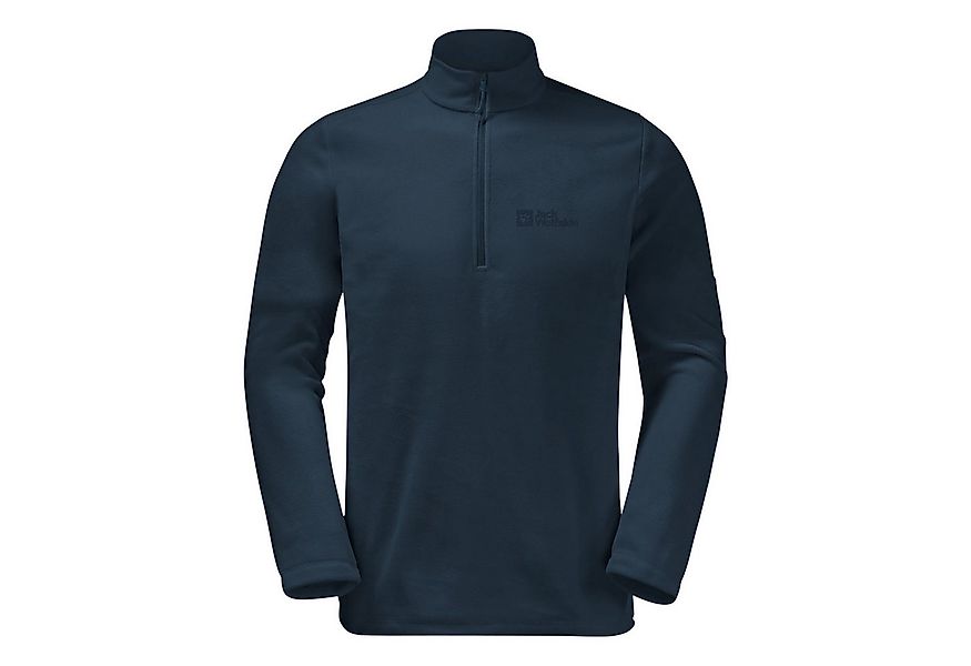 Jack Wolfskin Stehkragenpullover Fleecepullover Taunus mit Markenlogo auf d günstig online kaufen