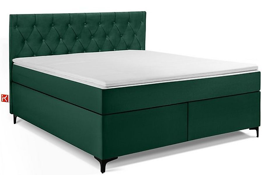 KONSIMO® Boxspringbett ARDEA Polsterbett, Doppelbett, hergestellt in der EU günstig online kaufen