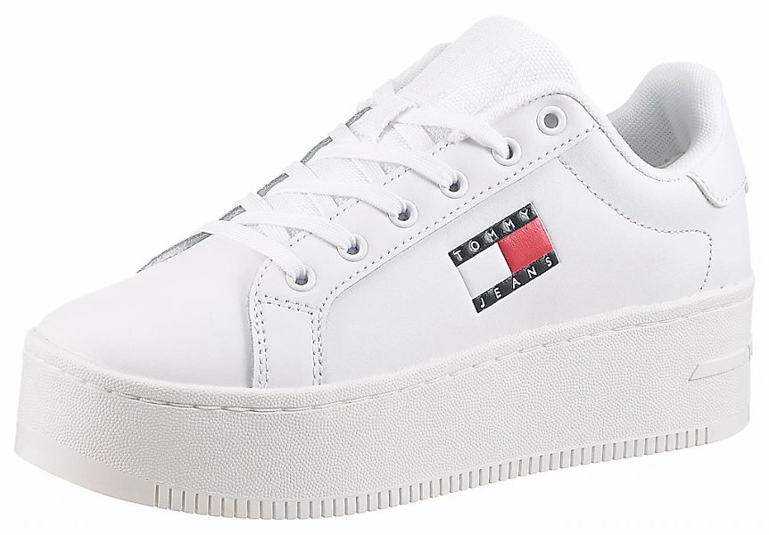 Tommy Jeans Plateausneaker "TJW FLATFORM SNEAKER", Freizeitschuh, Halbschuh günstig online kaufen