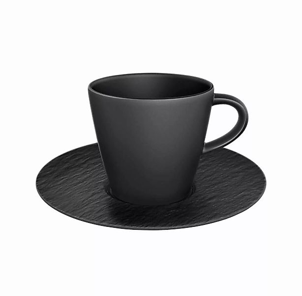 Villeroy & Boch Manufacture Manufacture Rock Kaffeetasse mit Untertasse 2tl günstig online kaufen
