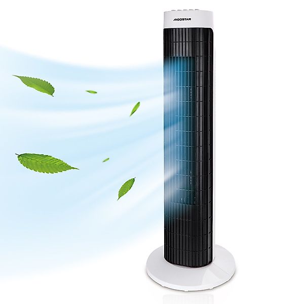 Aigostar Turmventilator Energiesparender Leise Tower Ventilator günstig online kaufen