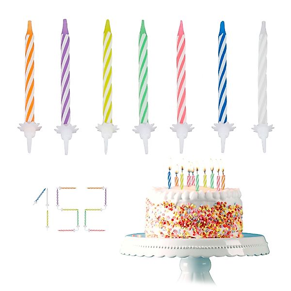 relaxdays Spitzkerze Geburtstagskerzen Set 152-teilig günstig online kaufen