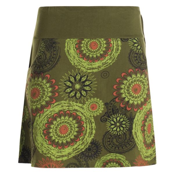 Vishes Minirock Kurzer Damen Baumwoll-Rock Taschen-Rock günstig online kaufen