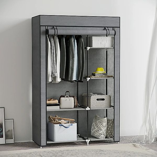 BlingBin Stoffschrank Stoffschrank, Kleiderschrank mit Kleiderstangen, günstig online kaufen
