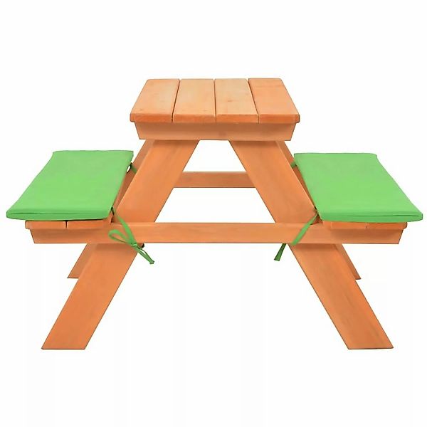 Kinder-picknicktisch Mit Bänken 89ã79ã50 Cm Massivholz Tanne günstig online kaufen