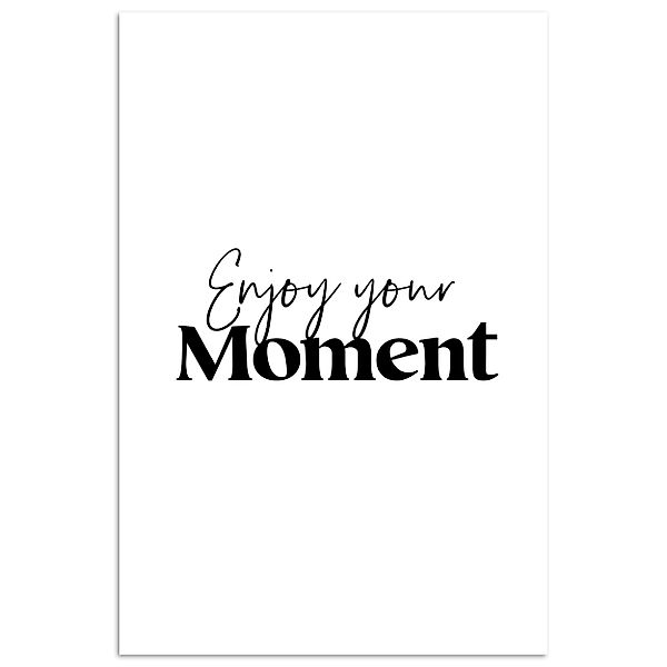 MuchoWow Poster Zitate - Genieße den günstig online kaufen