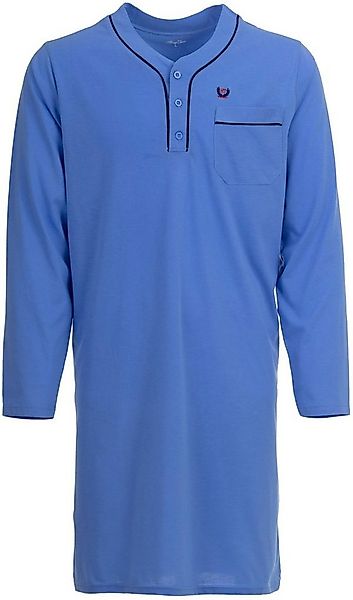 Henry Terre Nachthemd Nachthemd Langarm - Unifarben günstig online kaufen