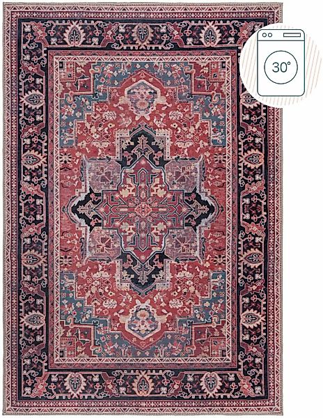 FLAIR RUGS Teppich »Windsor«, rechteckig, 4 mm Höhe, Waschbarer Teppich günstig online kaufen